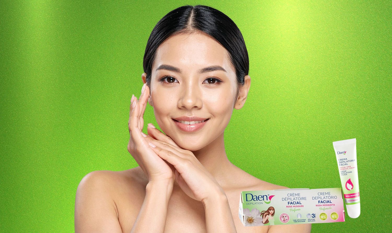 Daen Rosa Mosqueta Facial Hair Removal Cream: A Gentle Option for Facial Hair